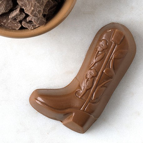 Milk Chocolate Cowboy Boot