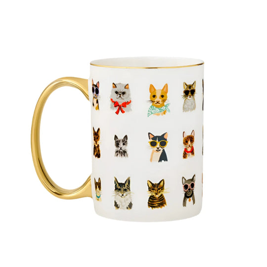Cool Cats Porcelain Mug