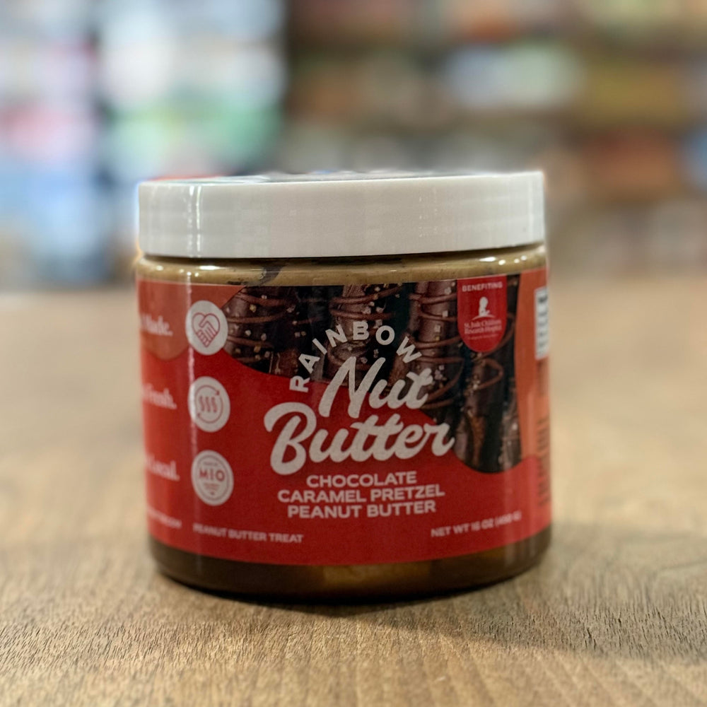 Chocolate Caramel Pretzel Peanut Butter | Rainbow Nut Butter