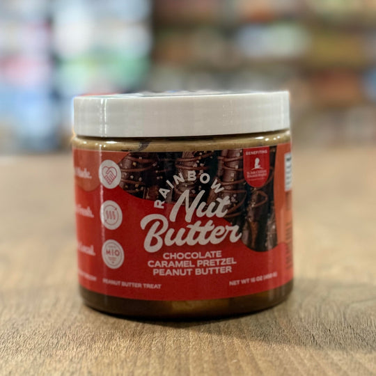 Chocolate Caramel Pretzel Peanut Butter | Rainbow Nut Butter