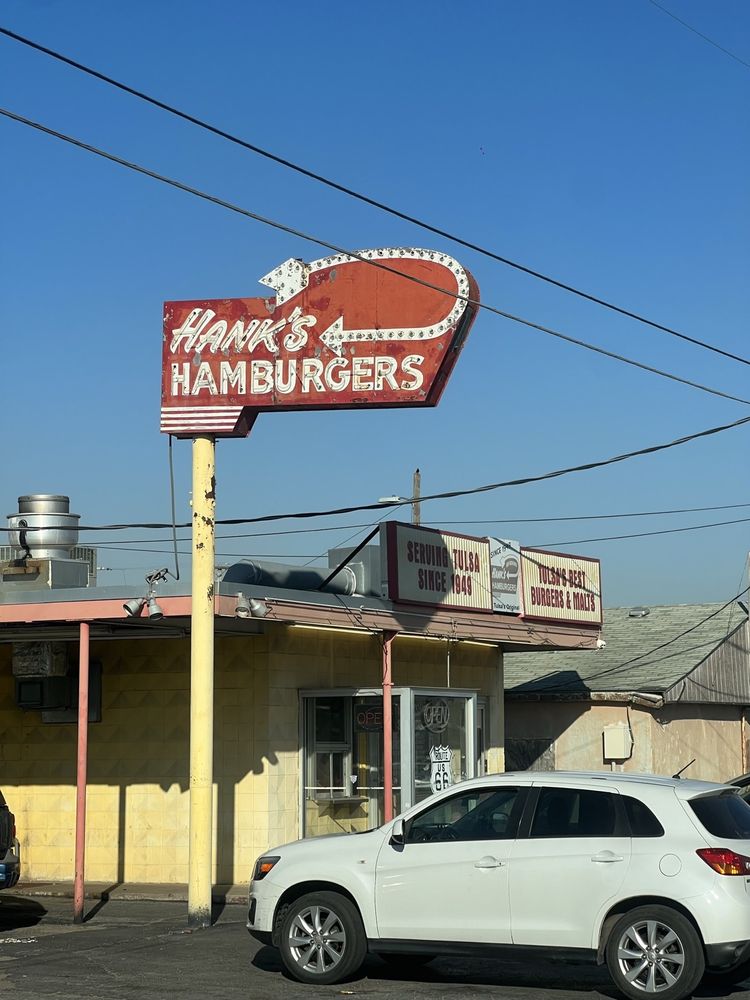 Hank's Hamburgers Coaster