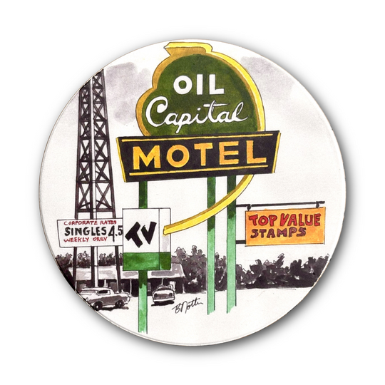 Oil Capital Motel Coaster