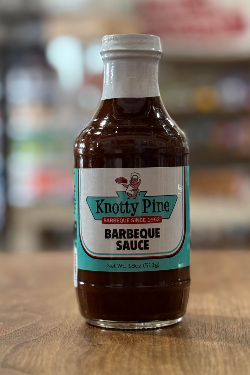 Perfect for ribs, chicken, or brisket – Knotty Pine Barbeque Sauce from Oklahoma