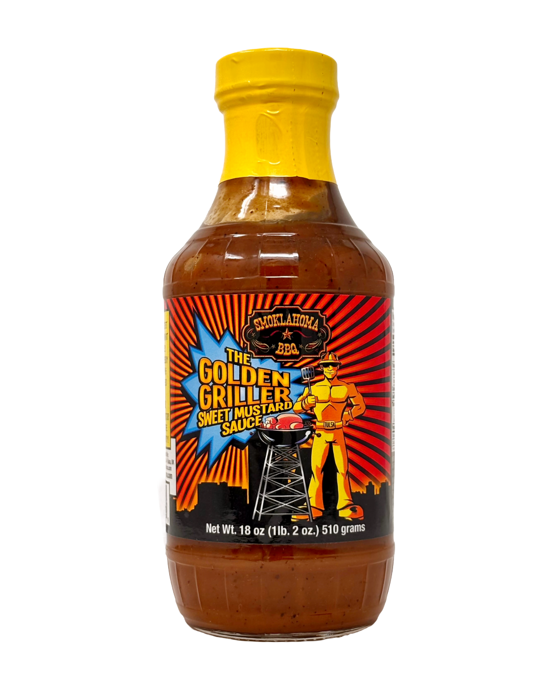 The Golden Griller Sweet Mustard Sauce, Oklahoma-made tangy mustard condiment