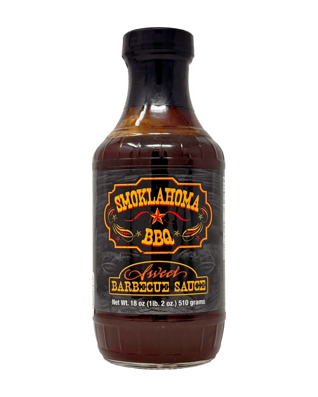 Smoklahoma sweet BBQ sauce, Oklahoma-made barbecue condiment with smoky-sweet taste