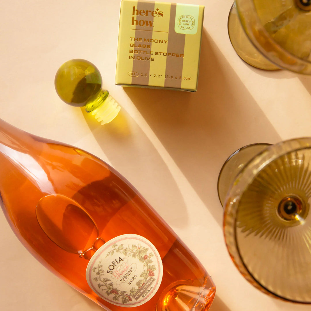 Olive Moony Glass Bottle Stopper