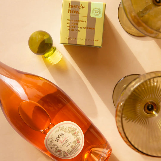 Olive Moony Glass Bottle Stopper