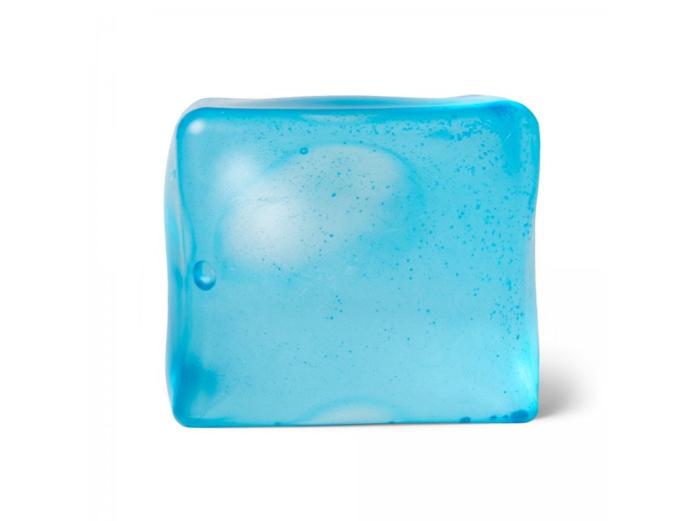 Scrunchems Giant Blue Sugar Cube Squishy Toy