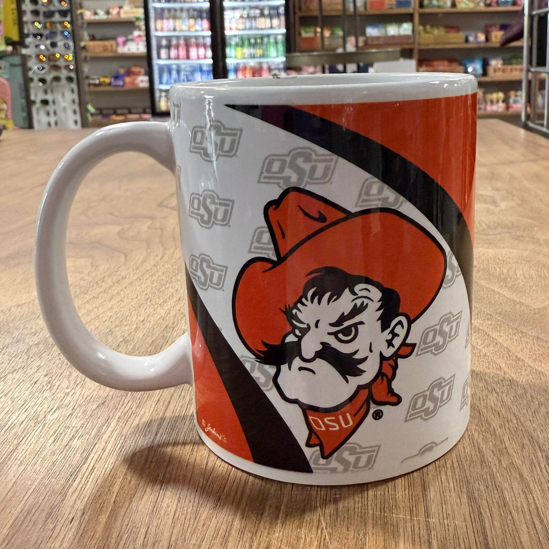 College-themed OSU cowboy mug – great souvenir from Oklahoma State University