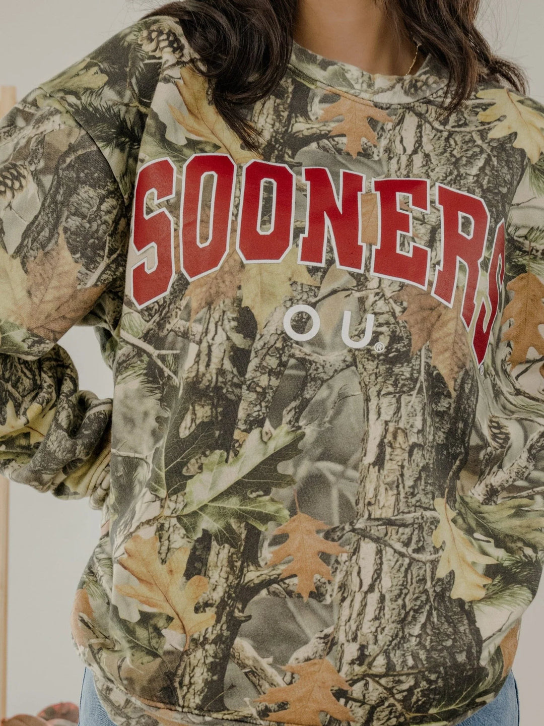 OU Sooners Camo Sweatshirt