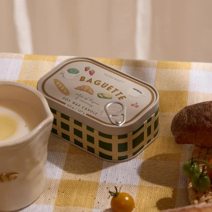 Bistro 4.5 oz French Baguette Candle Tin