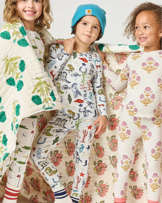 Pink Chicken - Western Dreams Kid's PJ Set