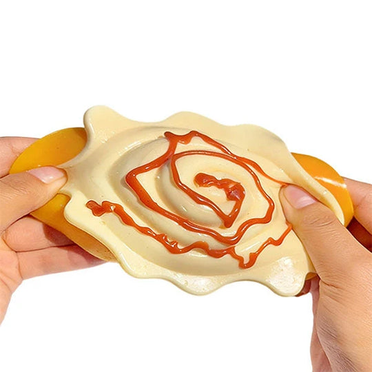Taba Squishies Peelables Deluxe Cinnamon Bun Squishy Toy