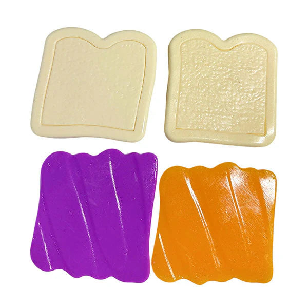 Taba Squishies Peelables Deluxe PB&J Sandwich Squishy Toy