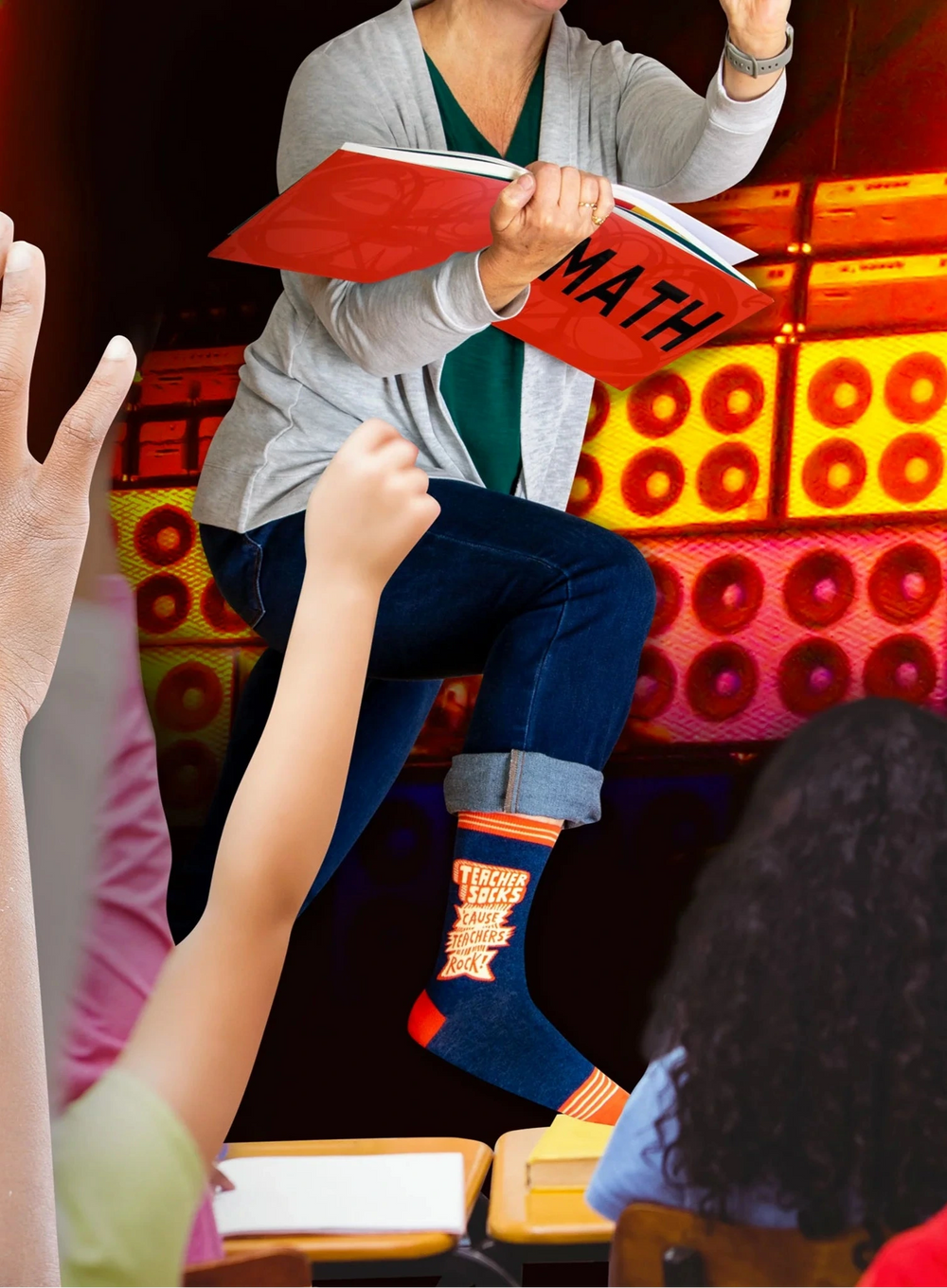 Teachers Rock Women's Crew Socks