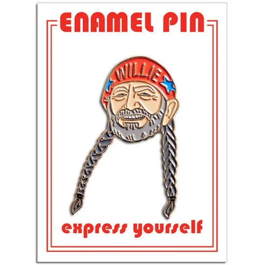 Willie Nelson Pin
