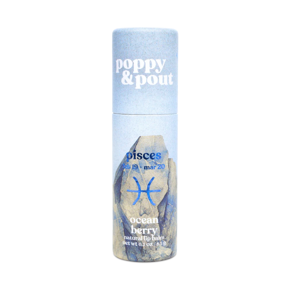 Pisces Zodiac Lip Balm - Ocean Berry