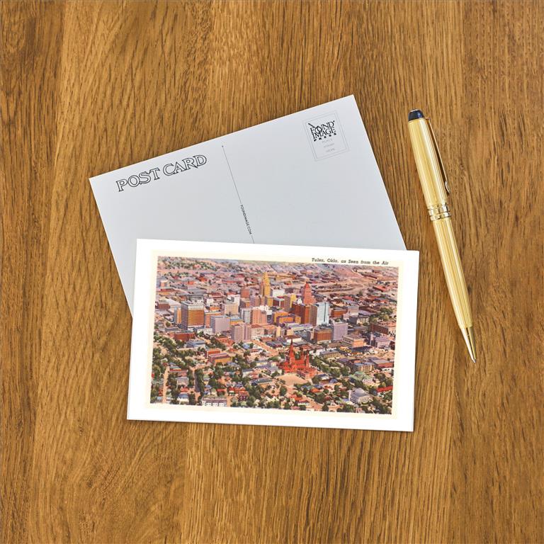 View Over Tulsa Postcard