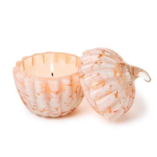 Spiced Chestnut Pumpkin-Shaped Candle