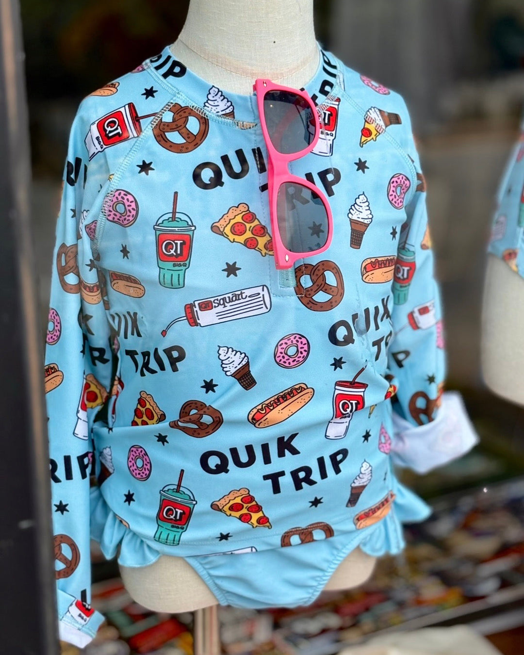 QuikTrip Treats Youth Girl's Swimsuit