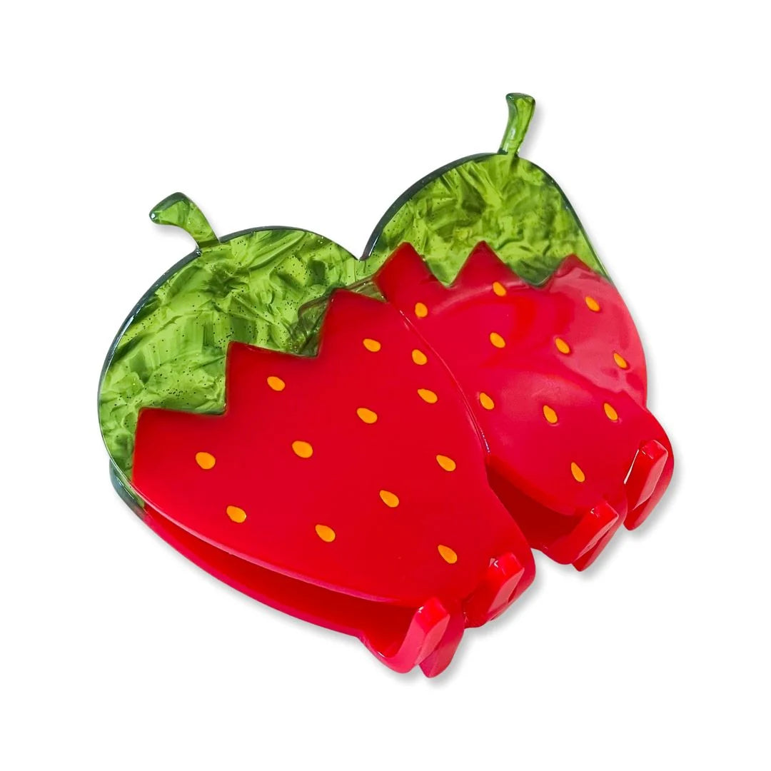 Strawberry Food Hair Claw Clip