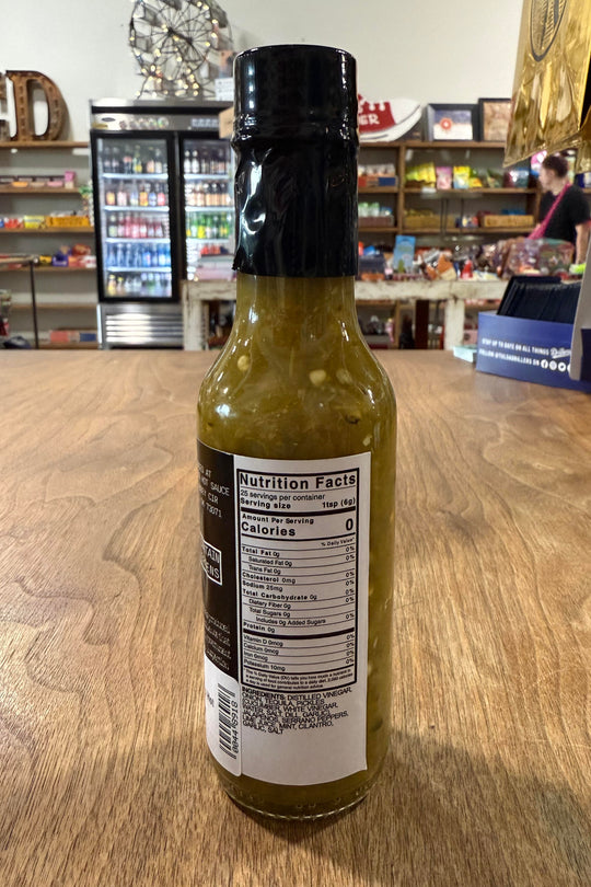 Oklahoma-made Prohibition hot sauce featuring fresh jalapeño flavor in a small-batch recipe