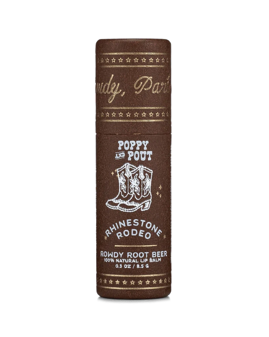 Rhinestone Rodeo Rowdy Rootbeer Lip Balm