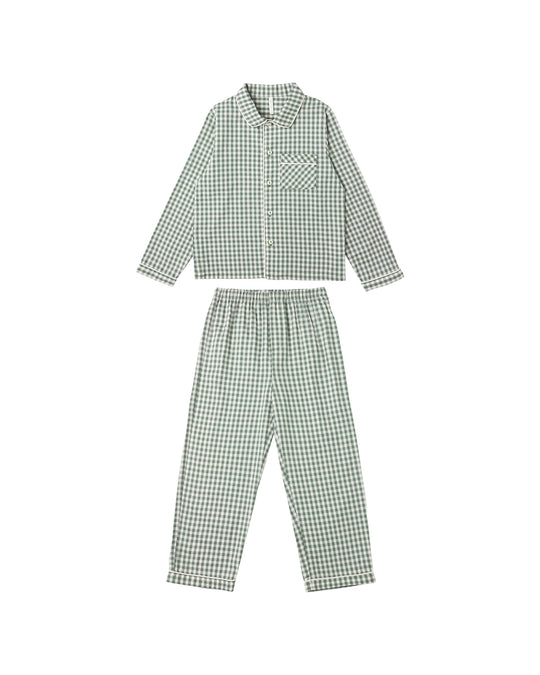 Rylee + Cru - Gingham Long Sleeve Pajamas