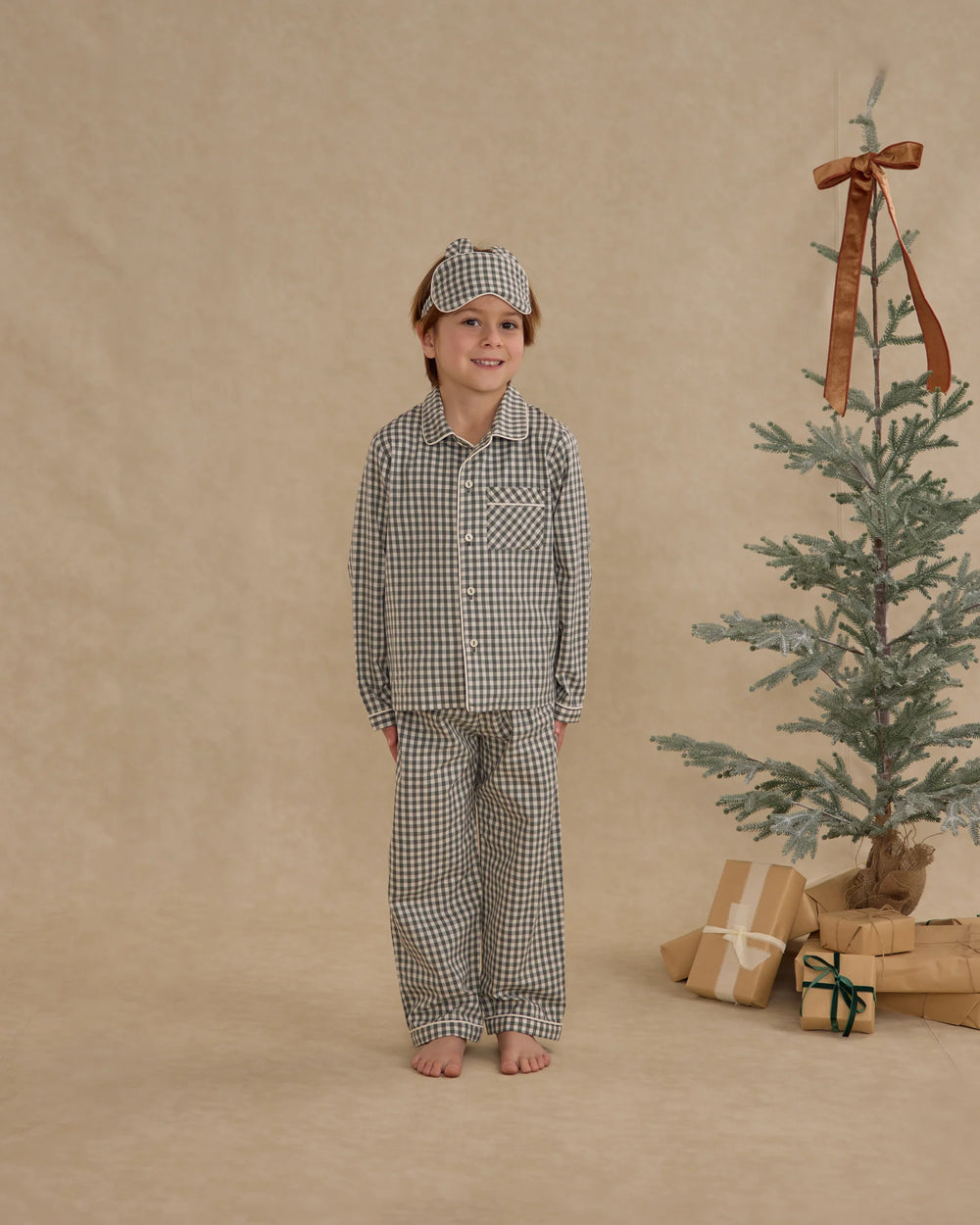 Rylee + Cru - Gingham Long Sleeve Pajamas