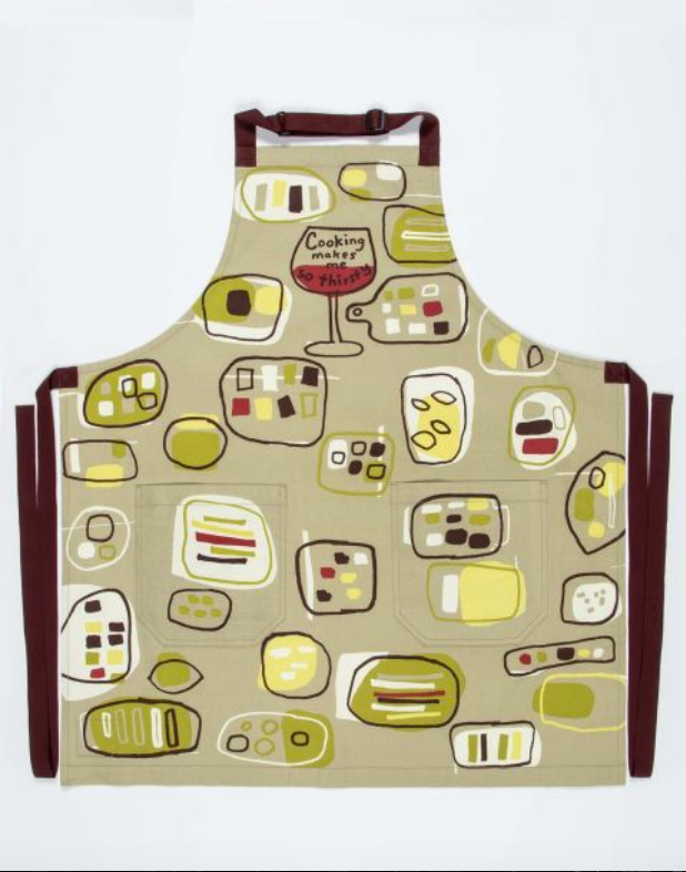 Cooking Makes Me So Thirsty Apron