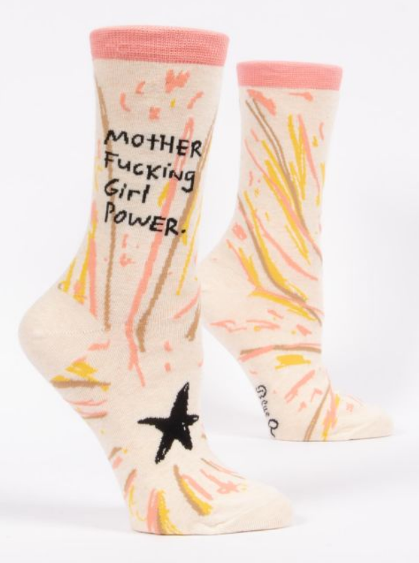 Mother Fucking Girl Power Women's Crew Socks