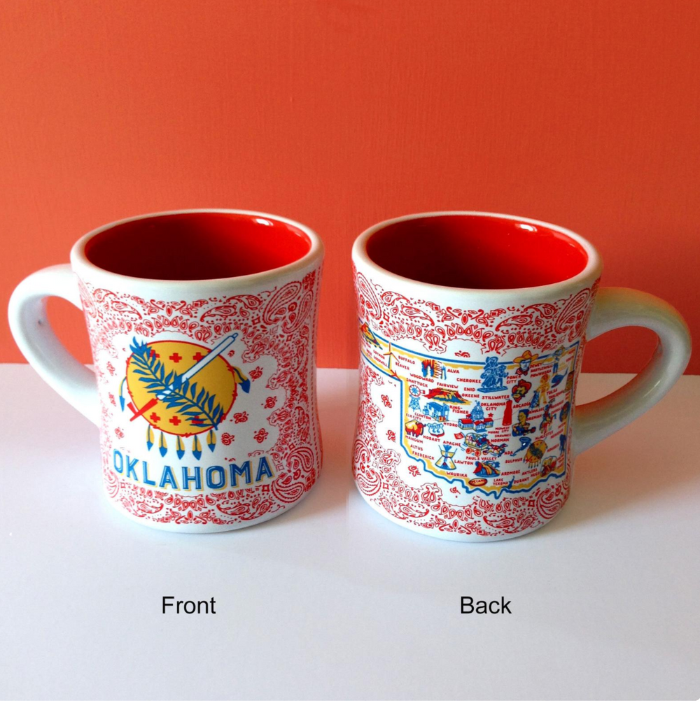 Oklahoma Stoneware Mug