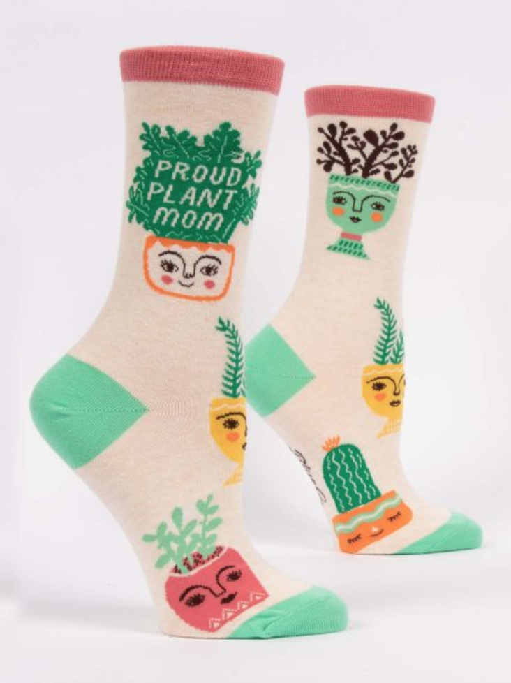 Proud Plant Mom Women's Crew Socks