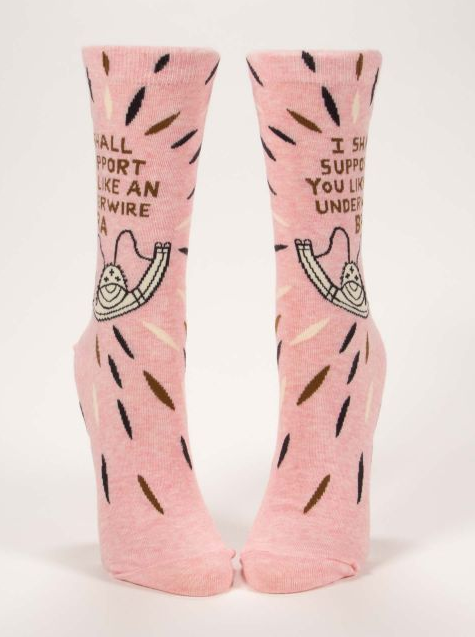 Underwire Bra Women's Crew Socks