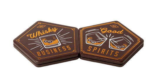 Set of 4 Whisky Cermaic Coasters