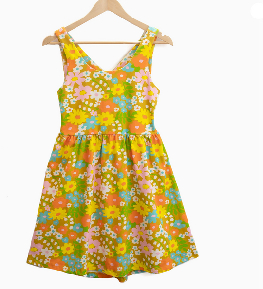 Retro Floral Summer Dress