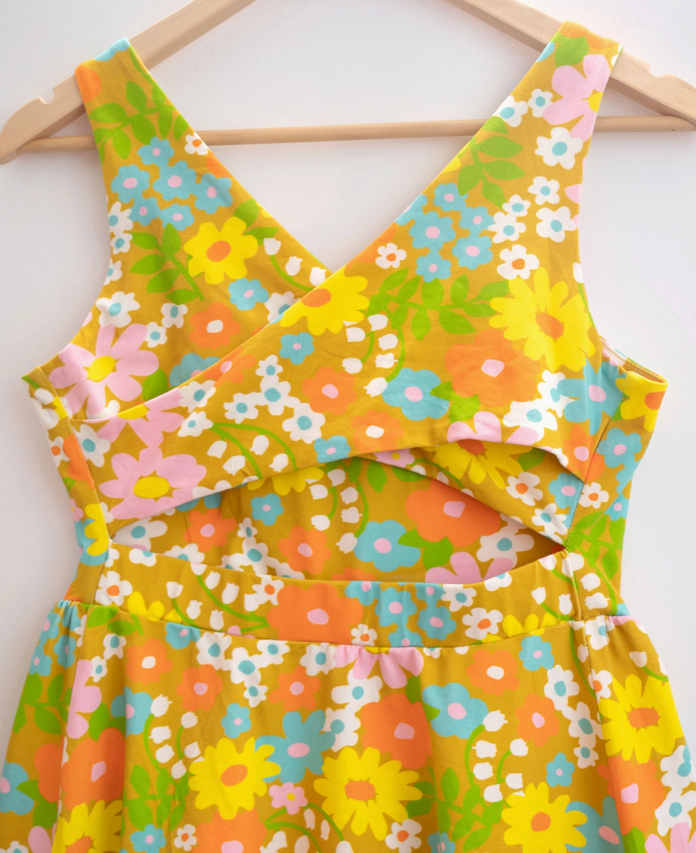 Retro Floral Summer Dress