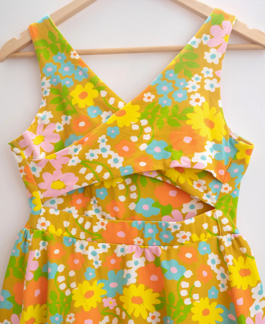 Retro Floral Summer Dress