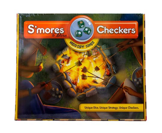 S'mores & More Checkers Board Game