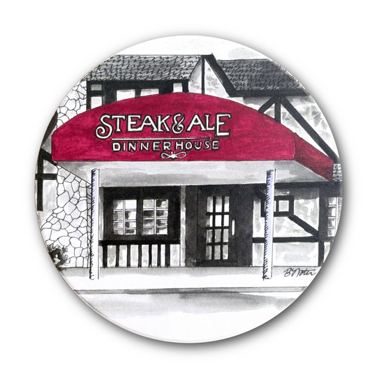 Steak & Ale Coaster