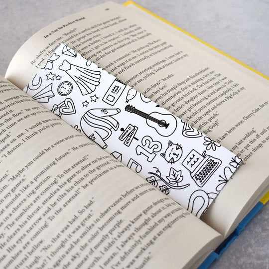 Swiftie Eras Color-Your-Own Bookmark