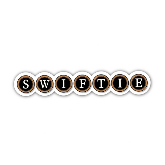 Swiftie Typewriter Keys Sticker
