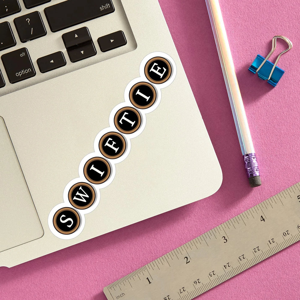 Swiftie Typewriter Keys Sticker