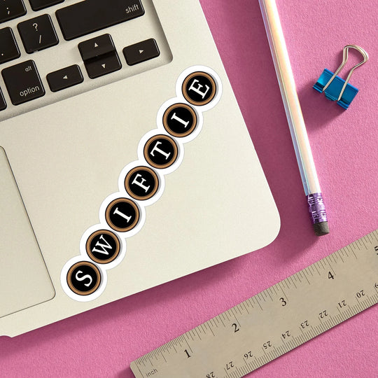 Swiftie Typewriter Keys Sticker