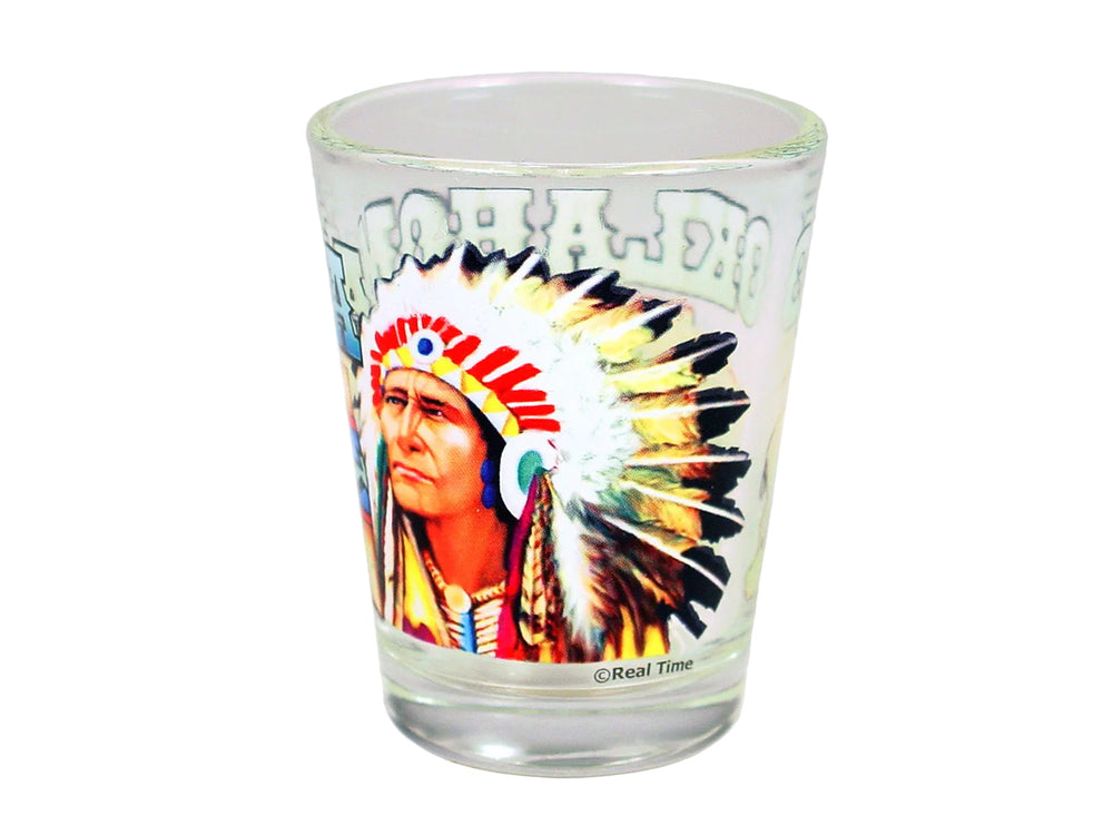 OK Collage Clear Shot Glass