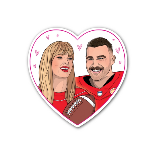 Taylor and Travis Sticker