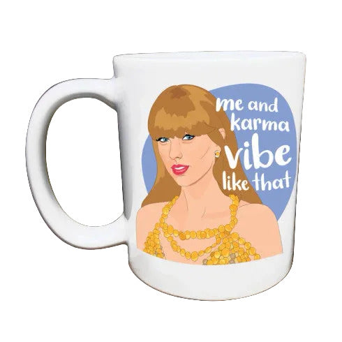 Taylor Swift Me and Karma Mug