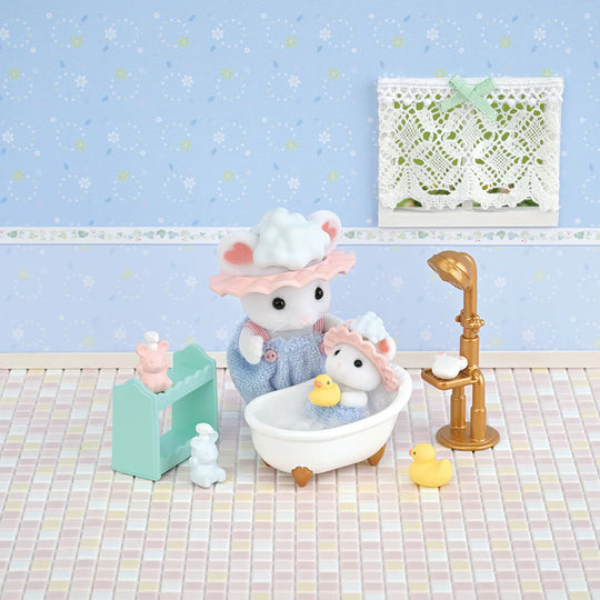 Calico Critters - Bath Time Bubble Mouse Siblings