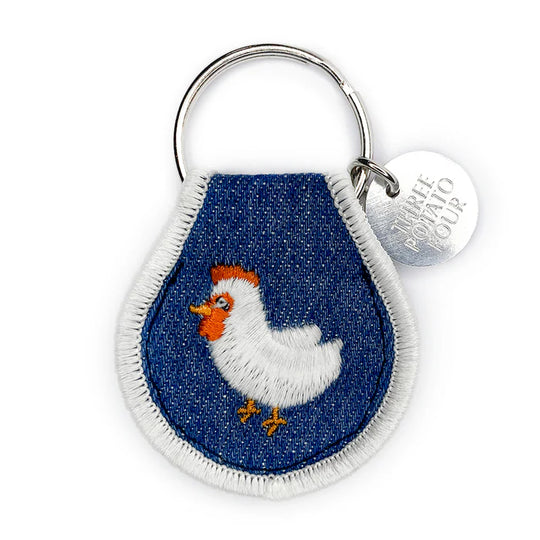 Chicken Patch Keychain