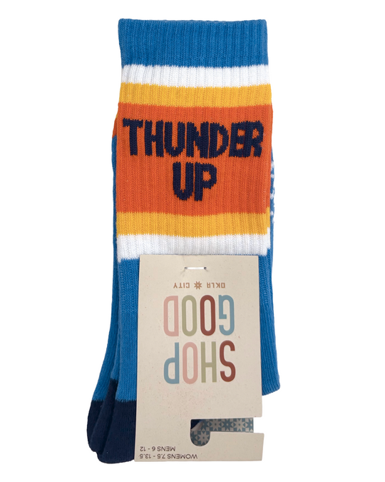 OKC Thunder Up Crew Socks